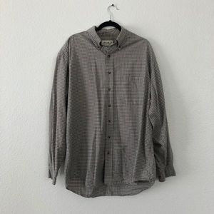 Men’s Large Eddie Bauer Plaid Button Down